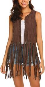 Woodstock Style Fringe Vest