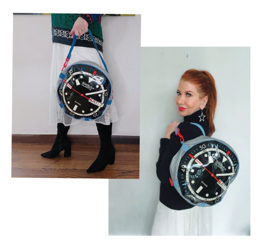 Lost and Found: Vintage Swatch Clock Bag | Stylaphile