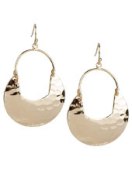 Gold-Hammered-Earrings